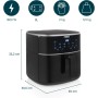 Princess Freidora de aire digital - Capacidad del recipiente variable - Máximo 8 L - 6 programas preestablecidos - Menos aceite