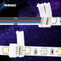 CARLITS 22AWG 5pin 5x0.3mm² 20m Cable de Extensión Línea Alámbrica Cobre Estañado Trenzado para 5 Colores RGBW Tira de Luces LED