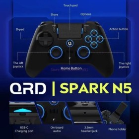 Nuevo controlador inalámbrico Qrd Spark N5 para ps5 Ps4 Ps3 Ios Androi