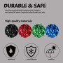AOTOINK Cable Eléctrico RGB 4x0,32mm², Cable de Extensión LED de Calibre 22 de 20M 4 pines, 22 AWG Alambre para la Tira LED RGB