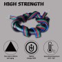 AOTOINK Cable Eléctrico RGB 4x0,32mm², Cable de Extensión LED de Calibre 22 de 20M 4 pines, 22 AWG Alambre para la Tira LED RGB