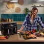Cecotec Freidora de Aire sin Aceite de 10L con Doble Resistencia, Plancha, Grill, Air Fryer Cecofry&Grill Duoheat 10000. 2800W,
