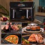 Cecotec Freidora de Aire sin Aceite de 10L con Doble Resistencia, Plancha, Grill, Air Fryer Cecofry&Grill Duoheat 10000. 2800W,