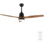 Cecotec Ventilador de Techo con Luz EnergySilence Aero 5295 GoldBlack 35 W con motor DC y 52” con luz LED de 18W, mando a