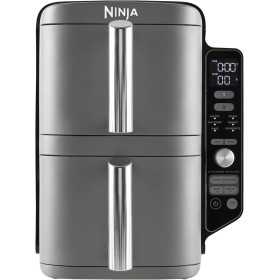 Ninja Double Stack XL Freidora de aire, 9,5 l, Doble cesta vertical, 4 niveles de cocción, 2 cestas y 2 rejillas, diseño para