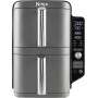 Ninja Double Stack XL Freidora de aire, 9,5 l, Doble cesta vertical, 4 niveles de cocción, 2 cestas y 2 rejillas, diseño para