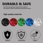AOTOINK 30M 5x0.32mm² Cable de Extensión LED RGBW, Calibre 22 Cable de 5 Núcleos, 12 V CC 22 AWG con 10 Conectores para Tiras