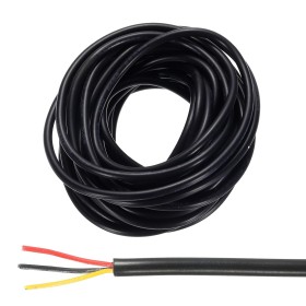 QUARKZMAN 26AWG Eléctrico Cable 3 Conductores LED Iluminación Cable Estañado Cobre 16,4 Pies Bajo Voltaje PVC Caja Flexible