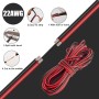 ADNEWX® 20 m 2 Pin 22AWG Rojo y Negro Cable de extensión de PVC LED Cable de 12 V es común en luminarias/LED Strip y cableado