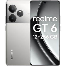 realme GT6 Smartphone, 5G móvil 12+256 GB, Snapdragon 8s Gen 3, Pantalla Ultra Brillante de 6000nit, 50MP+50MP+8MP Cámara,