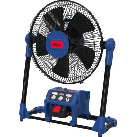 Güde Ventilador con batería V 18-201-05 (18 V o 230 V, velocidad del viento máx. 360 m/min. Ajustable en 3 niveles, inclinación