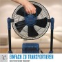 Güde Ventilador con batería V 18-201-05 (18 V o 230 V, velocidad del viento máx. 360 m/min. Ajustable en 3 niveles, inclinación