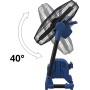 Güde Ventilador con batería V 18-201-05 (18 V o 230 V, velocidad del viento máx. 360 m/min. Ajustable en 3 niveles, inclinación
