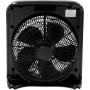 Grunkel - Ventilador de suelo potente y ligero - BOX FAN - Circulador de aire con temporizador de 60 minutos y 3 velocidades.