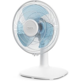 Rowenta Essential+ Ventilador de Mesa Silencioso - Oscilación Automática, 3 Velocidades, Flujo de Aire 34 m³/min, Nivel Sonoro