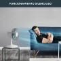 Rowenta Essential+ Ventilador de Mesa Silencioso - Oscilación Automática, 3 Velocidades, Flujo de Aire 34 m³/min, Nivel Sonoro