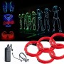 COVVY Cable LED Tira de Luces de Neon Flexible de 5 * 1 M Alimentado 3 Modos de Funcionamiento, Perfecto para Decoración de