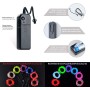COVVY Cable LED Tira de Luces de Neon Flexible de 5 * 1 M Alimentado 3 Modos de Funcionamiento, Perfecto para Decoración de