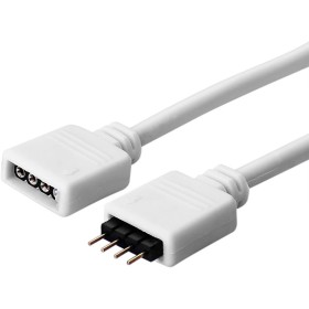 Sienoc 0,5m 50cm cable de extensión para la tira del LED RGB de 4 pines, conector, adecuado para la tira tira de LED RGB