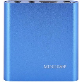 Reproductor Multimedia1080P, Diseño Compacto y Portátil, Admite Vídeo MKV y Películas BLU-Ray, con Control Remoto (100-240V)