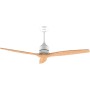 Cecotec Ventilador de Techo EnergySilence Aero 5270 LightWood. 40W, Motor DC, Diámetro 132 cm, Mando, Temporizador, 6