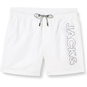 JACK & JONES Jpstfiji Jjswim Double Logo Sn LY Pantalones Cortos para Hombre