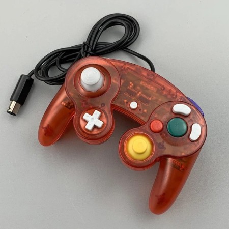 Nuevo controlador de juego transparente de repuesto, Joystick de mano 