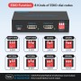 VEDINDUST HDMI Audio Extractor 4K Splitter a Óptical SPDIF Toslink Salida de 3.5mm Audio Adaptador Soporte DTS PCM para PS4 PS5