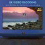 Android 13.0 TV Box 4GB RAM 32GB ROM RK3528 Quad-Core 64bit Cortex-A53 Mali 450 MP2 GPU Support 8K 3D 1080P 2.4/5.0GHz WiFi