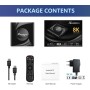 Android 13.0 TV Box 4GB RAM 32GB ROM RK3528 Quad-Core 64bit Cortex-A53 Mali 450 MP2 GPU Support 8K 3D 1080P 2.4/5.0GHz WiFi