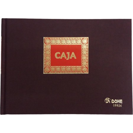 Dohe 9926 - Libro de contabilidad, caja, cuarto apaisado