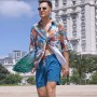 JustSun Bañador Hombre con Bolsillo Cremallera Surferos Impermeable Secado Rápido con Forro de Malla