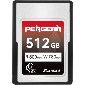 Pergear 512GB CFexpress Tipo A de Tarjeta de Memoria, Velocidad de Lectura de hasta 800 MB/s y Velocidad de Escritura de 780