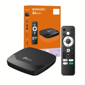 TV Box Android Z6 Mini con Voice Assistant, Reproductor Multimedia Digital, Control Remoto con Botones de Acceso Directo