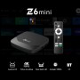 TV Box Android Z6 Mini con Voice Assistant, Reproductor Multimedia Digital, Control Remoto con Botones de Acceso Directo