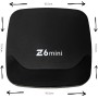 TV Box Android Z6 Mini con Voice Assistant, Reproductor Multimedia Digital, Control Remoto con Botones de Acceso Directo