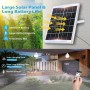 Aigostar- Luz LED Solar Exterior 70W, con Mando a Distancia y Caja de Almacenamiento de Energía, Cable de 11M, IP65 Impermeable,