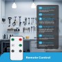 Aigostar- Luz LED Solar Exterior 70W, con Mando a Distancia y Caja de Almacenamiento de Energía, Cable de 11M, IP65 Impermeable,