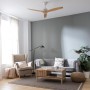Cecotec Ventilador de Techo EnergySilence Aero 5270 DarkWood, Motor DC 40W, Diámetro 132 cm, 3 Aspas, Mando, Temporizador, 6