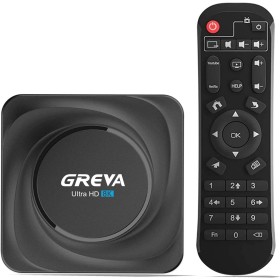 GREVA Android TV Box 8K, Smart TV Box Android 11.0 RK3566 CPU 8GB RAM 64GB ROM, Streaming Media Player Dual-Band 2.4/5.8Ghz