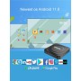 GREVA Android TV Box 8K, Smart TV Box Android 11.0 RK3566 CPU 8GB RAM 64GB ROM, Streaming Media Player Dual-Band 2.4/5.8Ghz