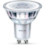 Philips - Bombilla LED cristal 50W, GU10, luz blanca cálida, transparente, no regulable, 6 Unidad