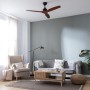 Cecotec Ventilador de Techo con Mando a Distancia y Temporizador EnergySilence Aero 580. 70 W, Bajo Consumo, 3 Aspas de