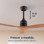 Cecotec Ventilador de Techo con Mando a Distancia y Temporizador EnergySilence Aero 580. 70 W, Bajo Consumo, 3 Aspas de