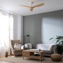 Cecotec Ventilador de Techo con Mando a Distancia y Temporizador EnergySilence Aero 580. 70 W, Bajo Consumo, 3 Aspas de