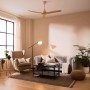 Cecotec Ventilador de Techo con Mando a Distancia y Temporizador EnergySilence Aero 580. 70 W, Bajo Consumo, 3 Aspas de
