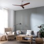 Cecotec Ventilador de Techo con Mando a Distancia y Temporizador EnergySilence Aero 580. 70 W, Bajo Consumo, 3 Aspas de