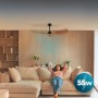 Cecotec Ventilador de Techo con Mando a Distancia y Temporizador EnergySilence Aero 580. 70 W, Bajo Consumo, 3 Aspas de