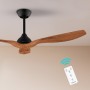 Cecotec Ventilador de Techo con Mando a Distancia y Temporizador EnergySilence Aero 580. 70 W, Bajo Consumo, 3 Aspas de
