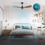 Cecotec Ventilador de Techo con Mando a Distancia y Temporizador EnergySilence Aero 580. 70 W, Bajo Consumo, 3 Aspas de